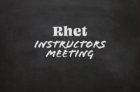 Rhet instructor meeting