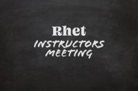 Rhet Instructors Meeting