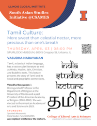 Indian Studies Lecture 2025 poster