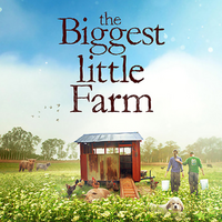 THE BIGGEST LITTLE FARM show image featuring multiple animals and a shed in a grassy pasture
