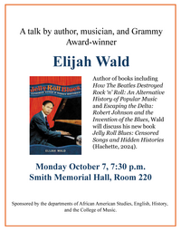 Elijah Wald's Jelly Roll Blues: Censored Songs and Hidden Histories (2024)