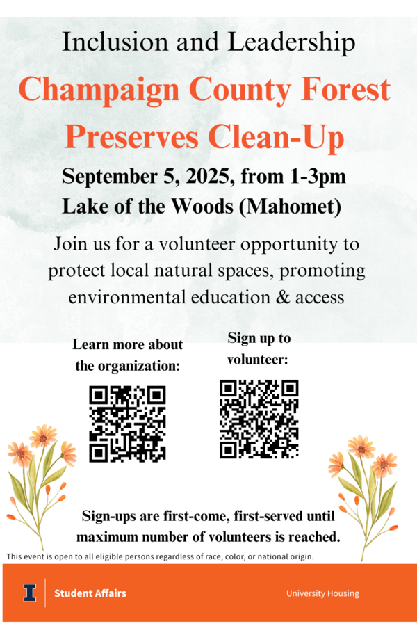 Champaign County Forest Preserves Clean-Up