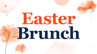 The decorative image says "Easter Brunch"