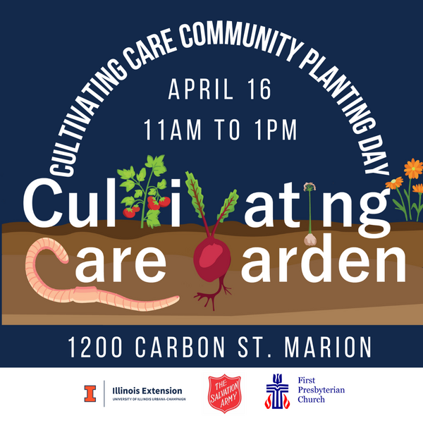 Cultivating Care Community Planting Day April 16th 11am to 1pm
