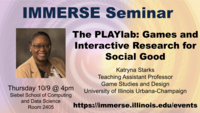 The PLAYlab: Games and Interactive Research for Social Good