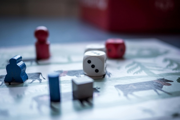 Pieces on a Game Board