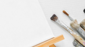 Painting Mini Canvases at Grainger Library