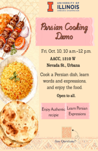 Persian Cooking Demo