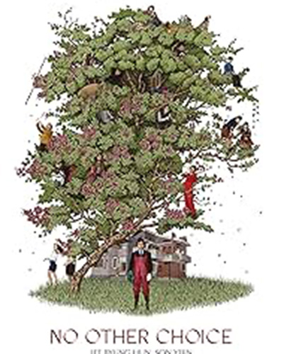 Flyer promoting an AACC Faculty and Staff Network movie night featuring No Other Choice, with event details (May 2, 2026, Pine Lounge) alongside an illustrated film poster.