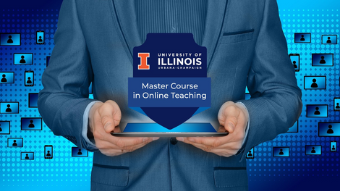 Image of someone holding an iPad