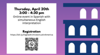 Reparation + Resistance: Digital Archives in Latin America (4/20 3:00 PM CST) on Zoom In this Speaker Event, we will have a conversation with two digital archives in Latin America that use their collections for constructing social, historical and political memory as reparation and/or resistance. Join us on Zoom on April 20th at 3:00 pm (GMT-5 Chicago/Bogotá) – 4:00 pm (GMT-4 Santiago). Click on poster for registration and more info .