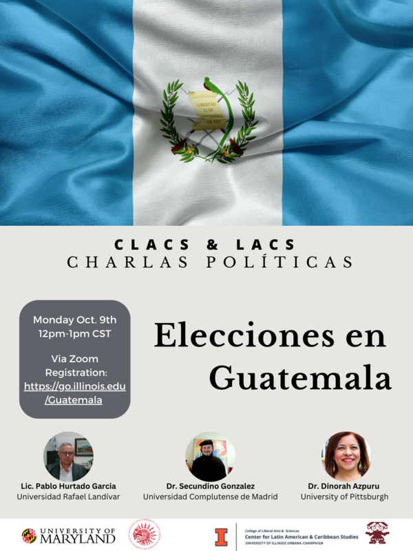 Flyer with the information described on the event's page