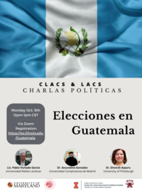 Flyer with the information described on the event's page