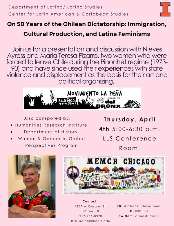 Arpillera MEMCH Chicago, at the Museo de La Memoria