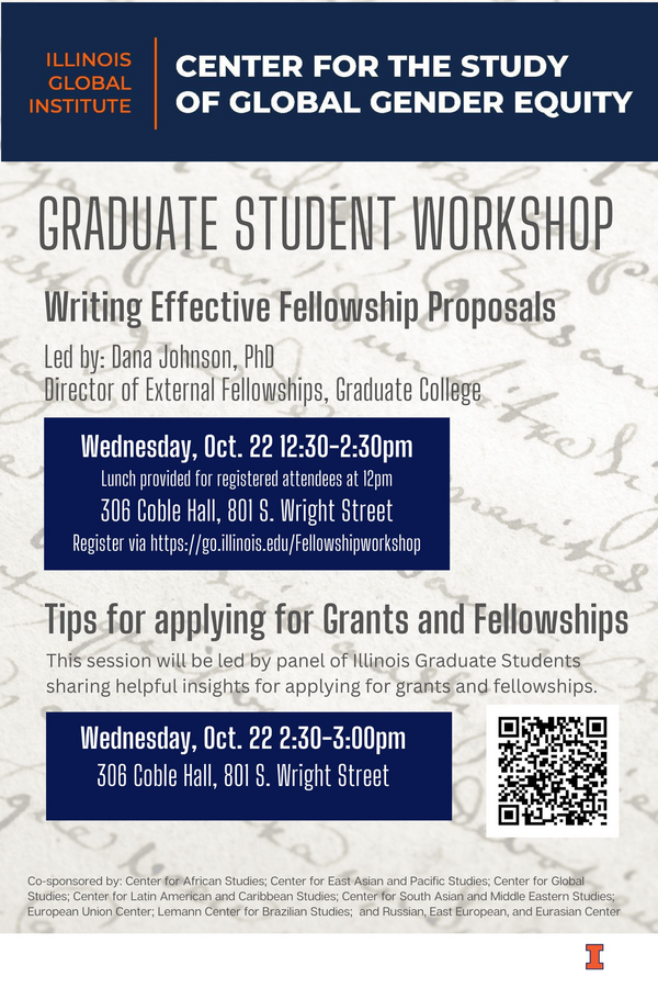Graduate Workshop on "Effective Fellowship Writing"