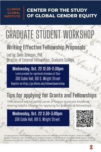 Graduate Workshop on "Effective Fellowship Writing"
