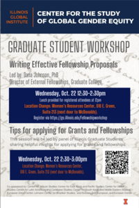 Graduate Workshop on "Effective Fellowship Writing"