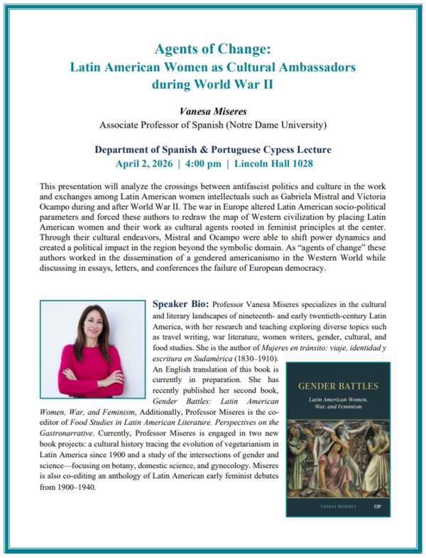 Dr. Miseres talk 4/2