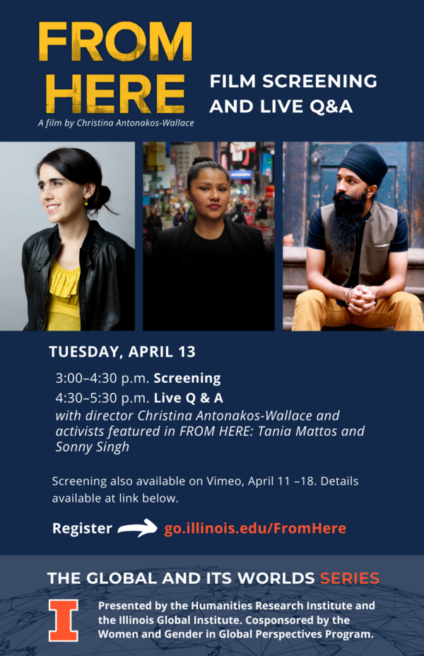 "From Here" film director Christina Antonakos-Wallace and film subjects Tania Mattos and Sonny Singh