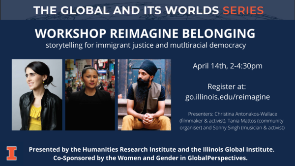 "From Here" Workshop with film director Christina Antonakos-Wallace and film subjects Tania Mattos and Sonny Singh.