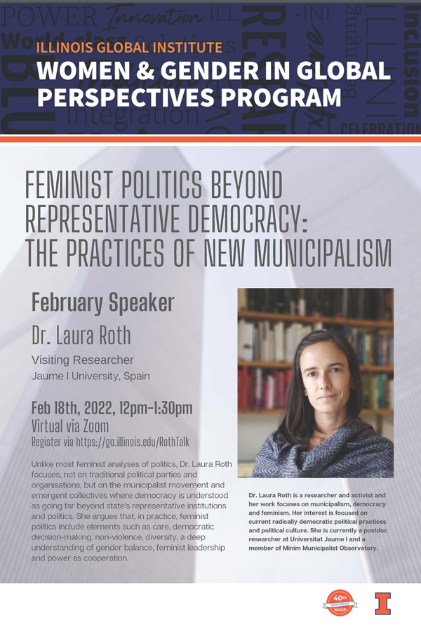 WGGP Lecture with Dr. Laura Roth