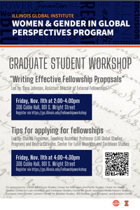 Fellowship workshop