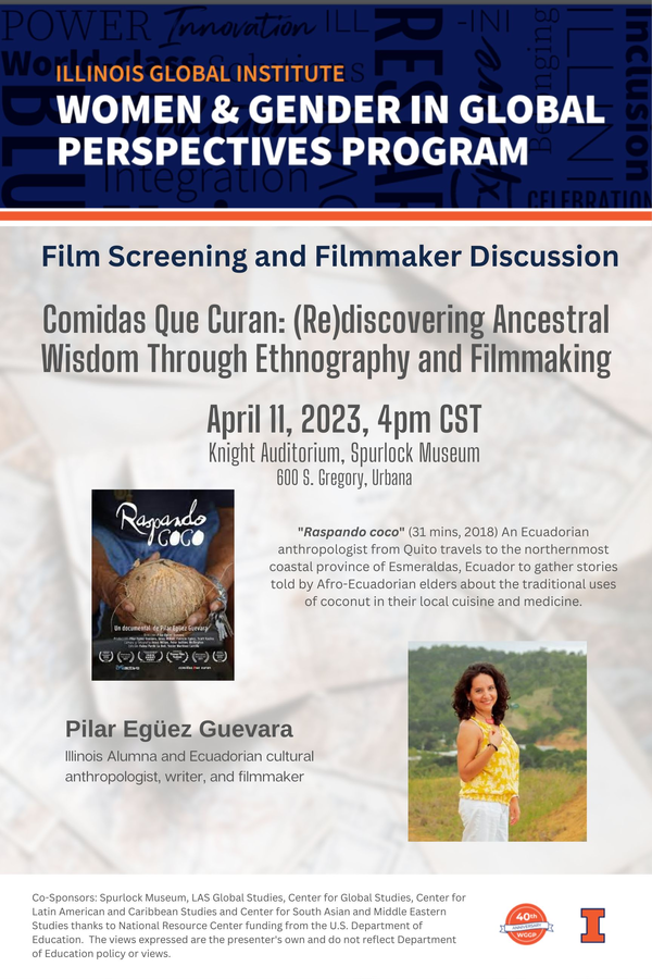 Event title, date, and photo of film