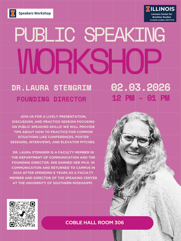 Public Speaking Workshop with Dr. Laura Stengrim