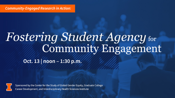 Community Engagement Panel on October 13 12pm at ACES Heritage Room RSVP appreciated