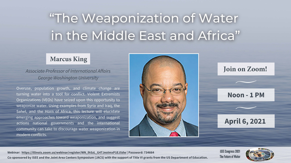 iSEE/JACS Lecture: Marcus King
