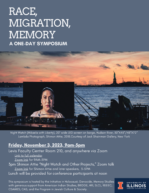 Race, Migration, Memory Symposium Poster