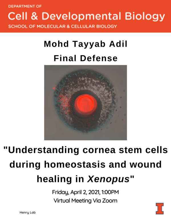 Mohd Tayyab Adil Final Defense Flyer
