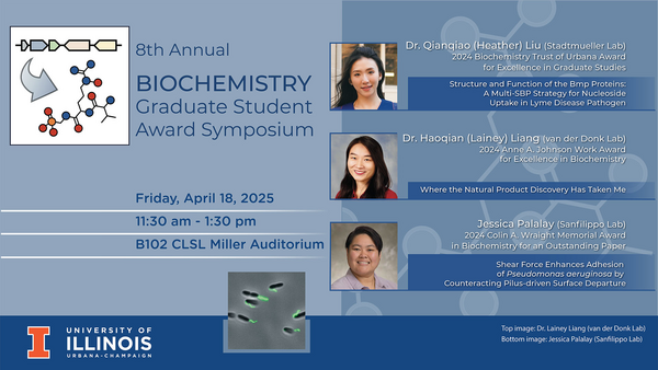Biochemistry Graduate Award Symposium poster