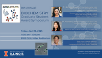 Biochemistry Graduate Award Symposium poster